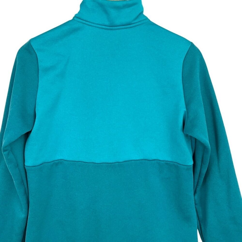 Picture Organic 1/2 Zip Tahita Grid Fleece Pullover Blue Size S Long Sleeve - Picture 5 of 7